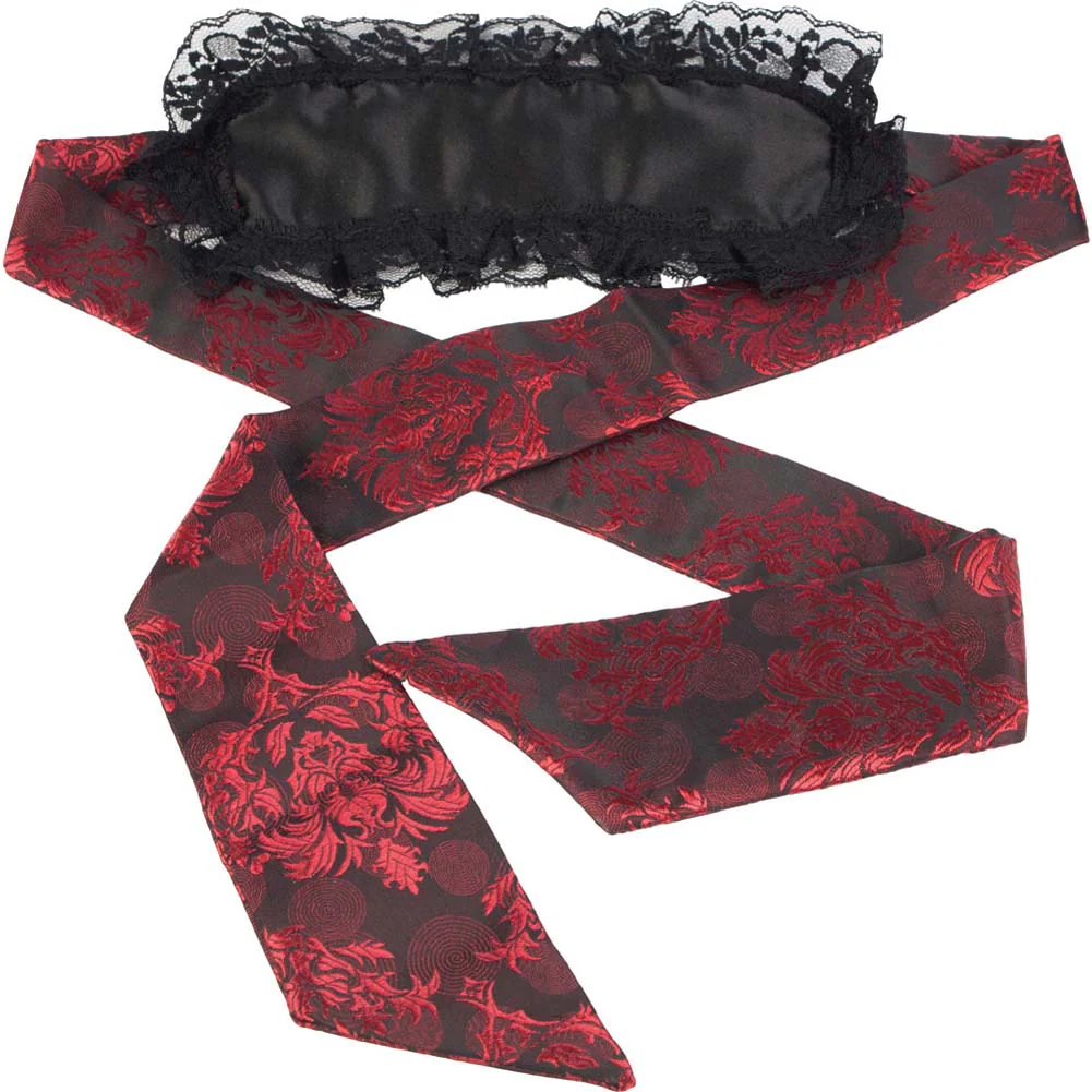 CalExotics Scandal Eye Mask Blindfold Red and Black