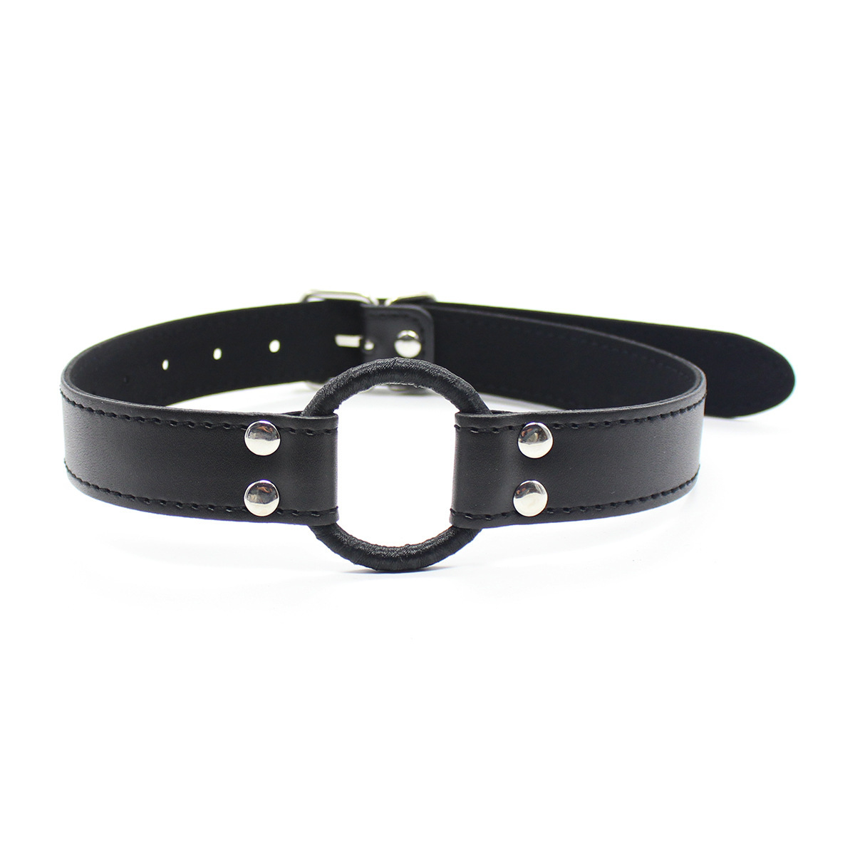 Fetish Play O-Ring Gag Vegan Leather