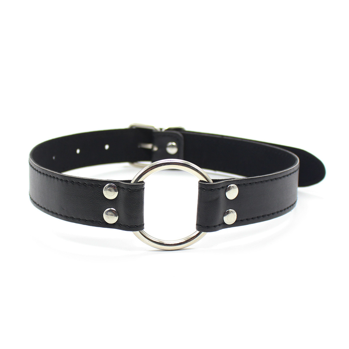 Fetish Play O-Ring Gag Vegan Leather